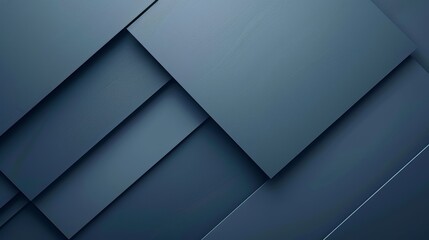 Blue geometric abstract background - obrazy, fototapety, plakaty