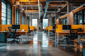 Modern Work Environment with High-Tech Office Facilities