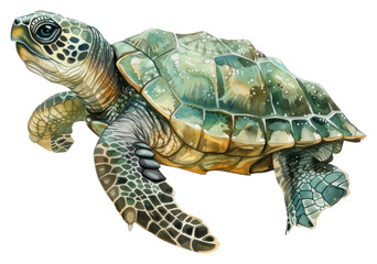 Obraz premium PNG Baby turtle reptile cartoon animal