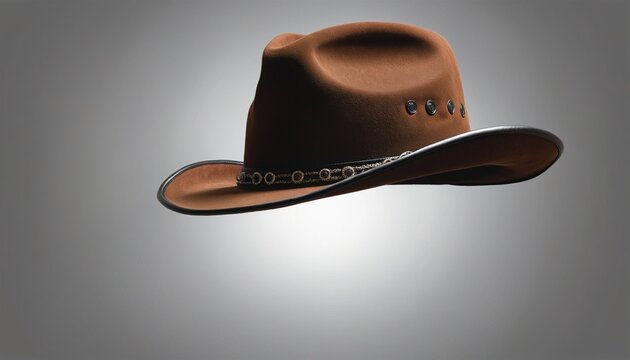 Cowboy hat cut out in bright colours 