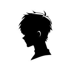 Young man anime style character vector illustration design.