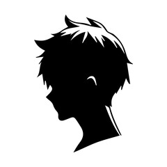 Young man anime style character vector illustration design.