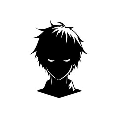 Young man anime style character vector illustration design.