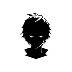 Young man anime style character vector illustration design.