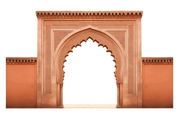 PNG Architecture photo of a arch building white background caravanserai - obrazy, fototapety, plakaty