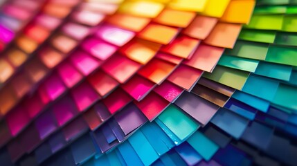 An abstract image featuring a series of green geometric shapes with a glossy finish, creating a sleek and modern design..