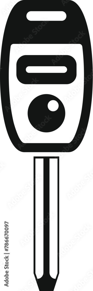 Poster smart key access icon simple vector. vehicle security. modern system safe