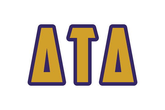 Delta Tau Delta greek letter, ΔΤΔ greek letters