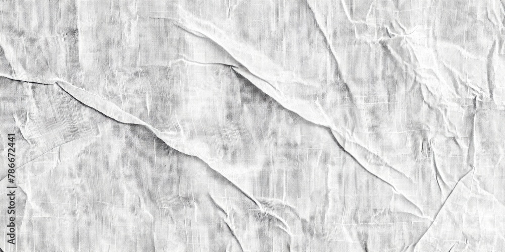 Poster a detailed view of a blank white sheet of paper. perfect for backgrounds or office concepts