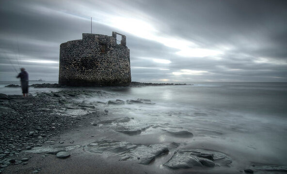 Enigmatic seascape at Castillo de San Cristobal