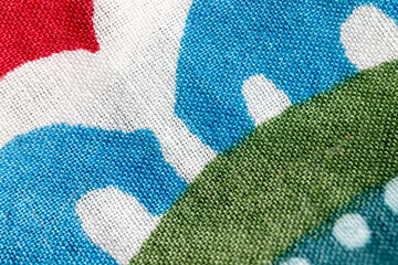 organic pattern textured linen fabric background.