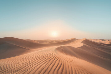 Fototapeta na wymiar sand dunes in the desert