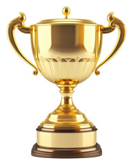 Fototapeta na wymiar PNG Trophy gold white background achievement