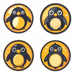 set of cartoon animals