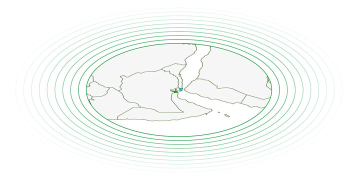 Djibouti oval map.