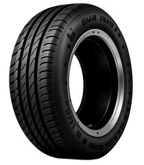 Car wheel on a transparent background