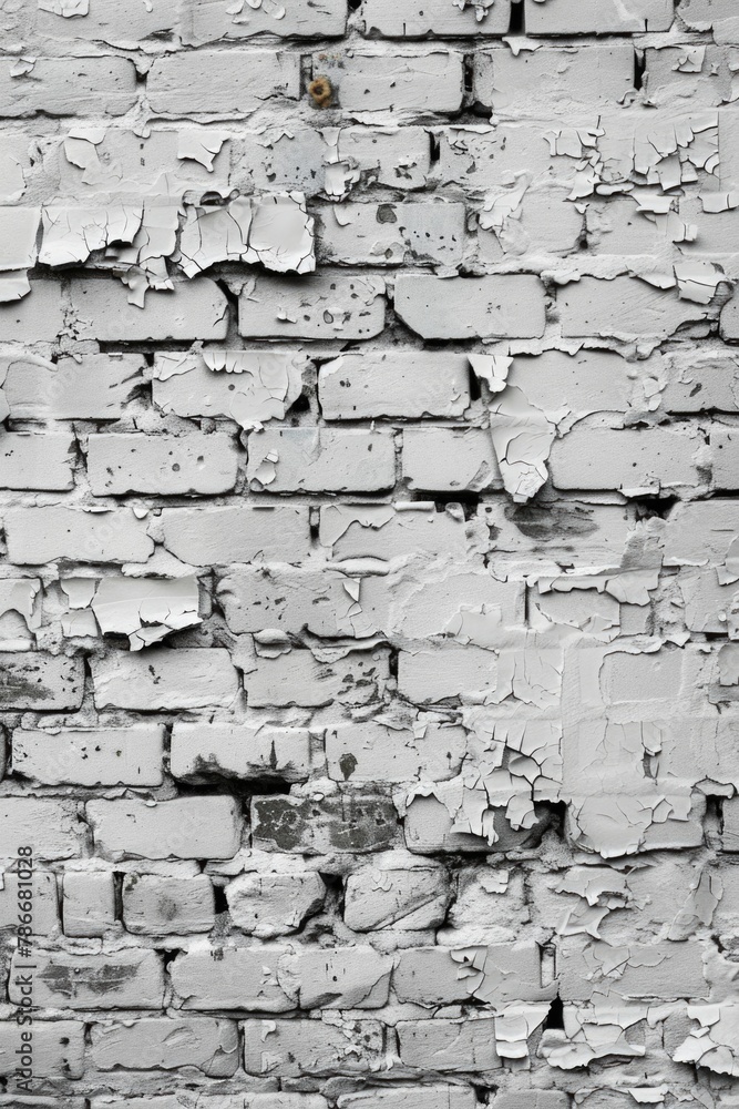 Poster a black and white photo of a textured brick wall. suitable for backgrounds and design projects