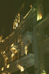 Bucharest by night - obrazy, fototapety, plakaty