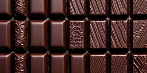 Obraz premium World Chocolate Day. chocolates. chocolate bar. delicious chocolate. Chocolate is on the table