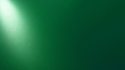 Dark green light background banner with space