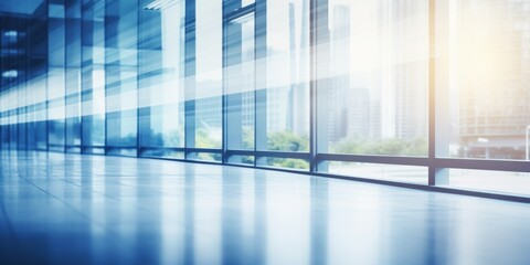 glass windows office buildings Generative AI