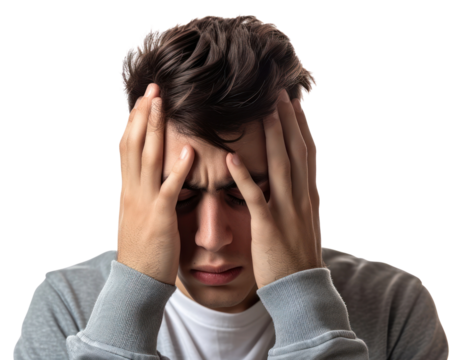PNG Worried adult pain disappointment