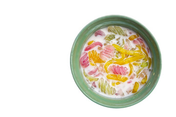 Thai dessert in coconut milk