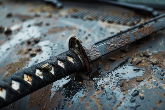 conservation of ninjutsu, mad max style. ninja sword