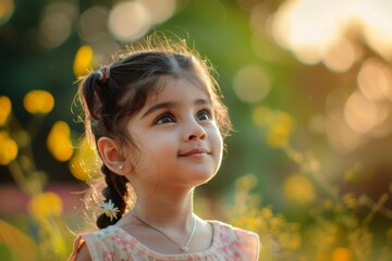 Beautiful eyes of a child for childrens day.