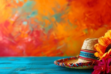 A beautiful and colorful background for Cinco de Mayo