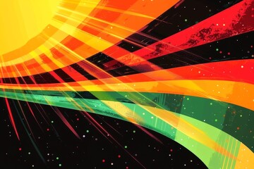 A beautiful juneteenth background illustration.