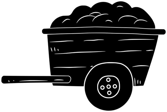 recommend clip art: cart illustration soil silhouette equipment logo farm icon gardening outline wheel plant barrow tool garden lawn black wheelbarrow grass shape agriculture gardener carry for vector graphic background