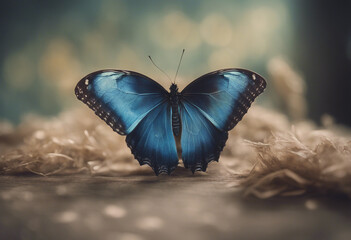 Wings of a butterfly Morpho texture background Morpho butterfly