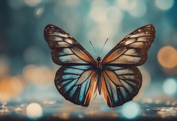 Wings of a butterfly Ulysses Wings of a butterfly texture background Butterfly wings ornament...