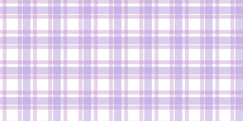 Purple Gingham seamless pattern. Texture from rhombus, squares for - plaid, tablecloths, clothes, shirts, dresses, paper, bedding, blankets, quilts and other textile products. illustration.
