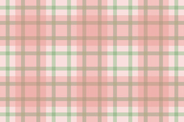 Gingham pattern seamless Plaid repeat in beige Design for print, tartan, gift wrap, textiles, checkered background for tablecloth