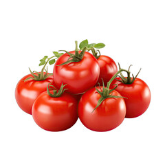 A pile of fresh tomatoes SVG on a transparent background