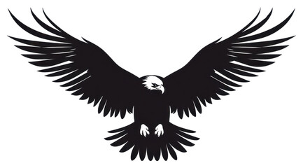 PNG Eagle Silhouette clip art vulture flying bird