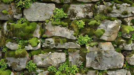 Paving stones in a 'crazy paving' pattern across a green lawn