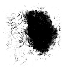 Abstract grunge texture. Black and white backdrop and wallpaper.