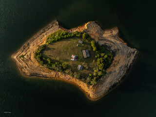 vista aerea isla