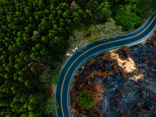 road in the mountains