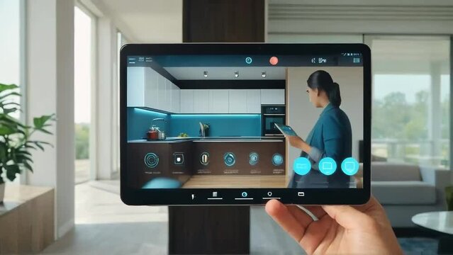 Smart Home Technology Through Tablet Control
