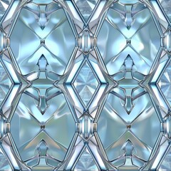 Futuristic Geometric Crystal Pattern Background