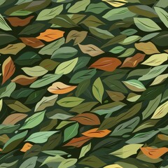 Vibrant Tropical Foliage Seamless Pattern for Design Background