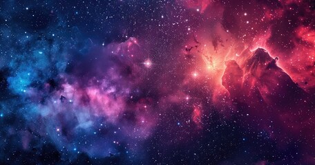 Interstellar Nebula Symphony
 - obrazy, fototapety, plakaty