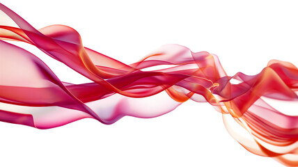 a colorful stream of red and orange colored smoke