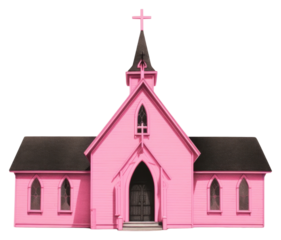 PNG Architecture building church cross