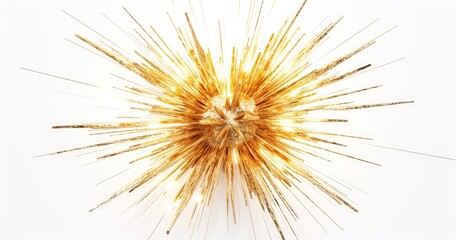 Radiant Gold Sparkle Explosion
