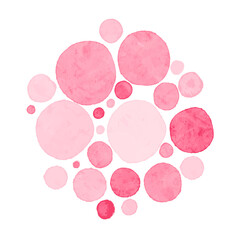 和風のかわいい水彩フレーム背景　イラストベクター素材